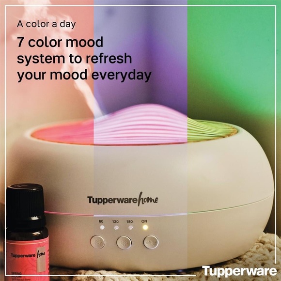Ultrasonic Diffuser Home Collection Tupperware - Picture 3 of 8